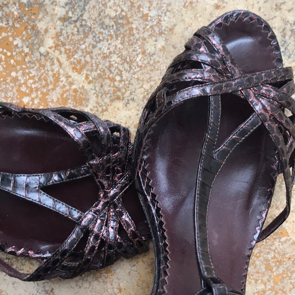 💥💥💥Sexy Snakeskin Manolo Blahnik Heels size 40 - Picture 5 of 5